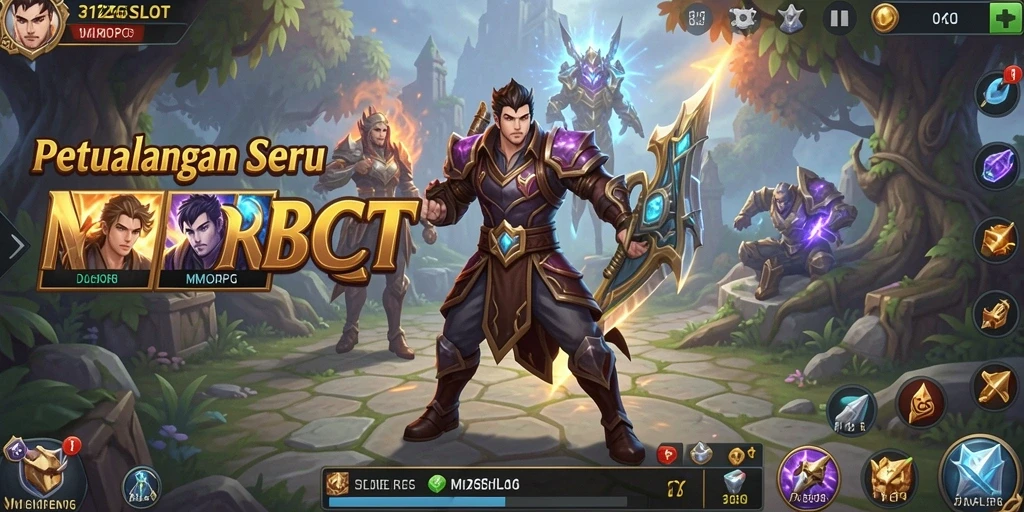 Screenshot utama dari 3126SLOT menampilkan aksi seru dalam dunia MMORPG.
