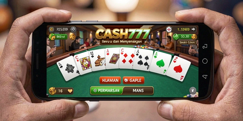 Tampilan gameplay Gaple yang menyenangkan dan interaktif.