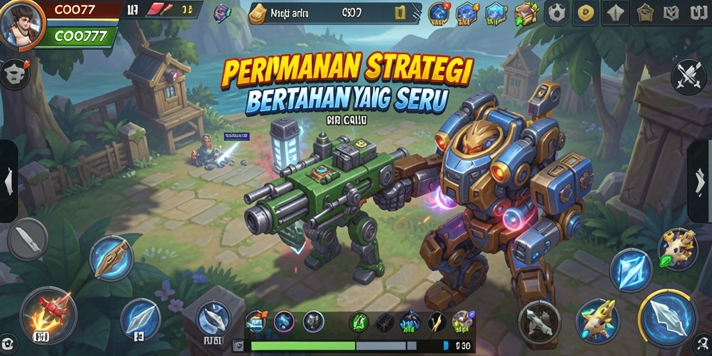 Tampilan gameplay COO77 yang menantang dan interaktif.