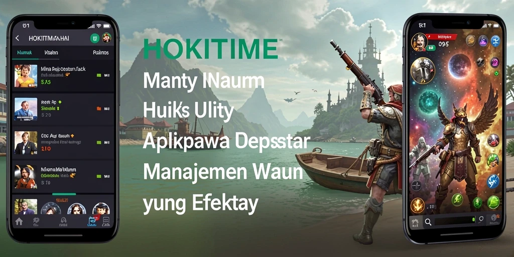 Tangkapan layar HOKITIME yang menunjukkan fitur manajemen waktu.
