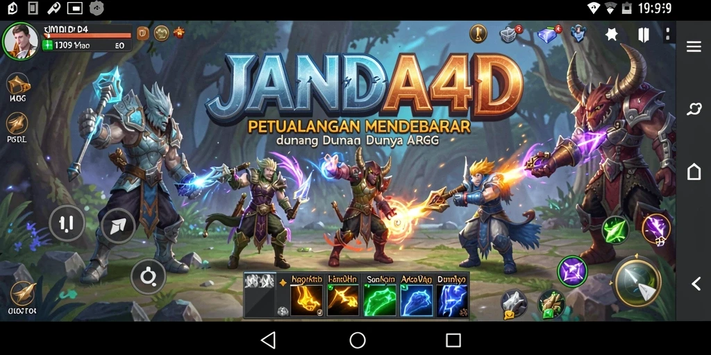 Visual menakjubkan dari gameplay ARPG JANDA4D.