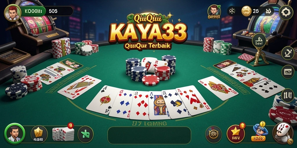 Screenshot gameplay QiuQiu yang seru dan kompetitif.
