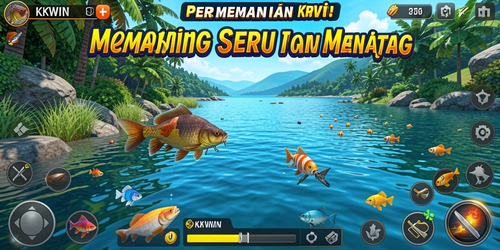 Tangkapan ikan epik dalam KKWIN dengan grafis yang memukau.