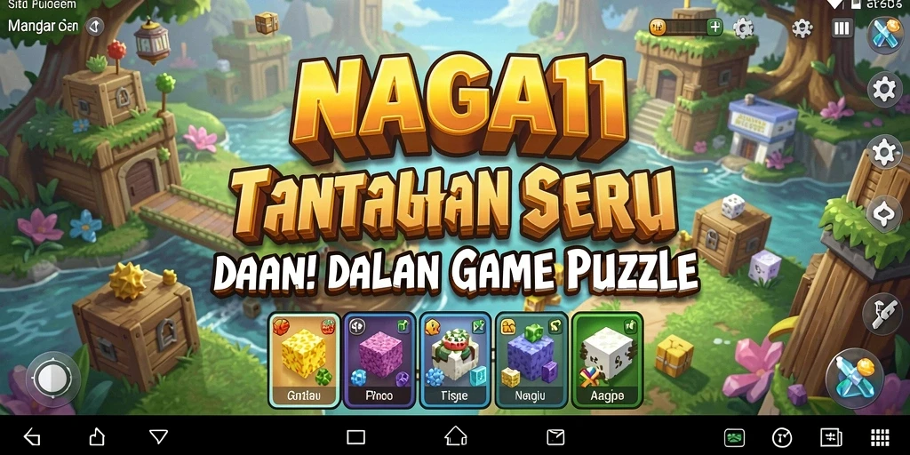 Screenshot NAGA11 menunjukkan gameplay menantang puzzle yang menarik.