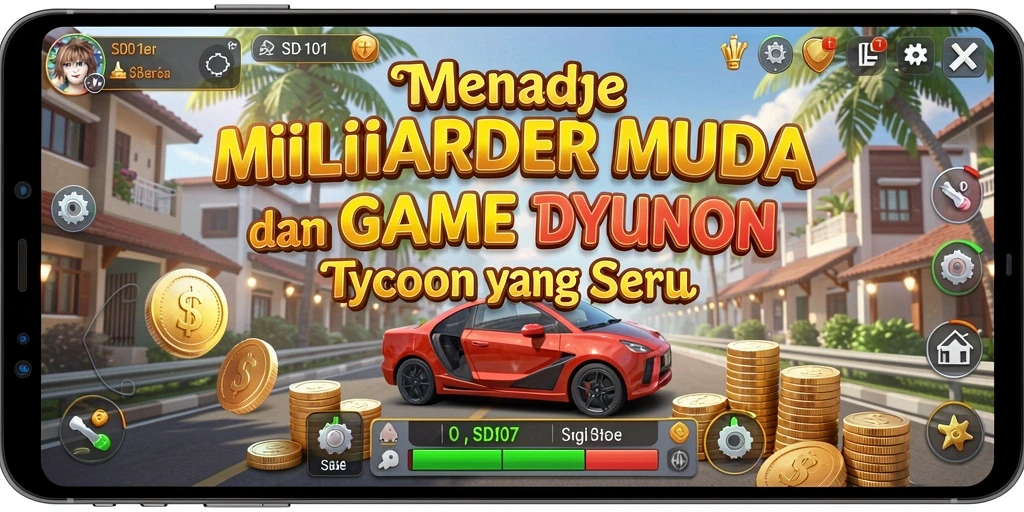 Tampilan menawan gameplay Tycoon yang mendebarkan di SD107.