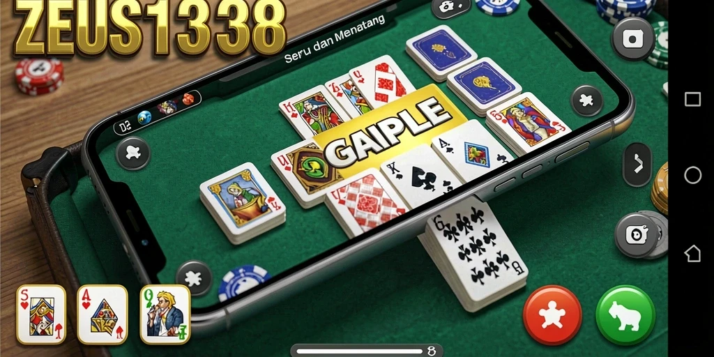 Tampilan gameplay seru dari game Gaple ZEUS138.
